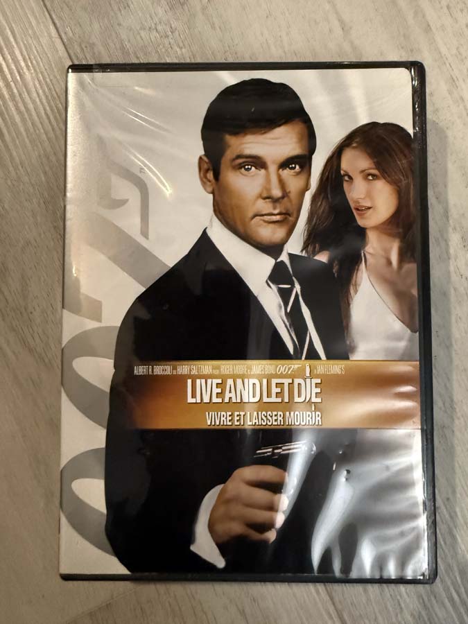 dvd – live and let die (1973)