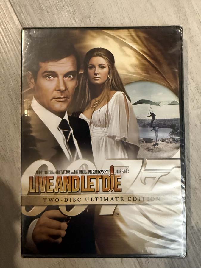 dvd – live and let die (1973)