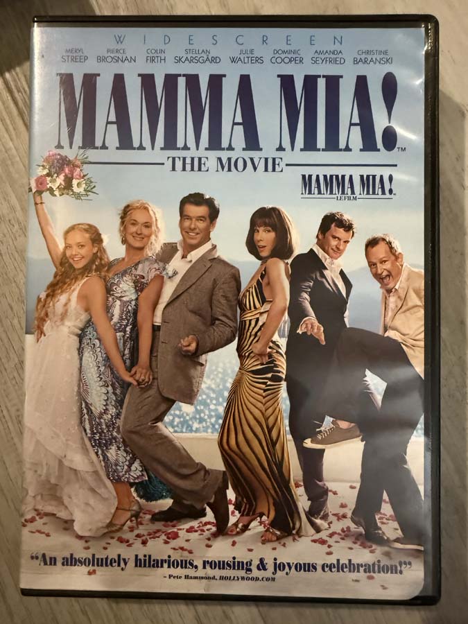dvd – mamma mia (2008)