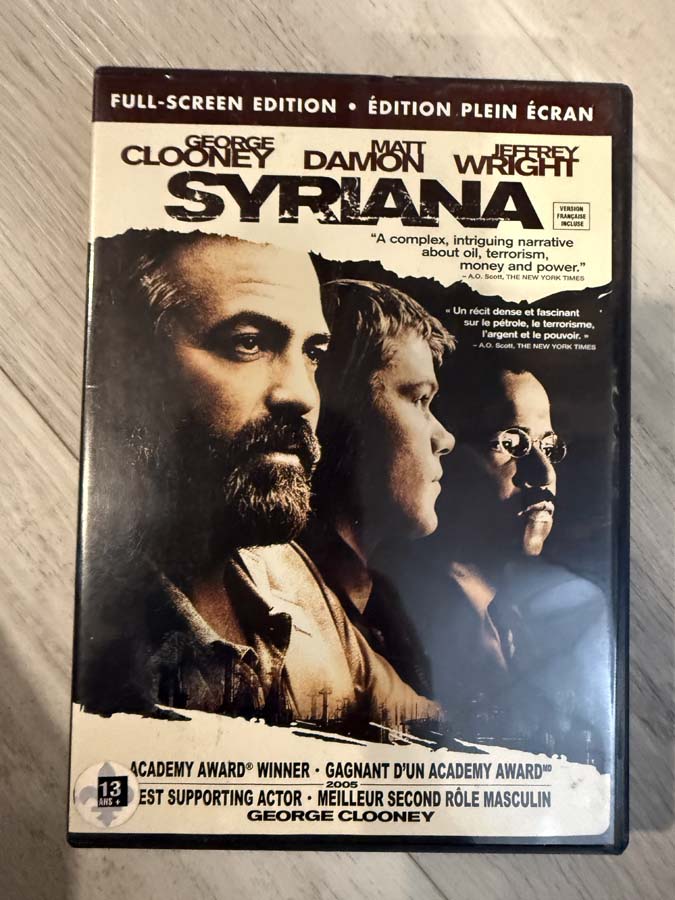 dvd – syriana (2005)