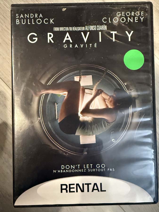 dvd – gravity (2013)