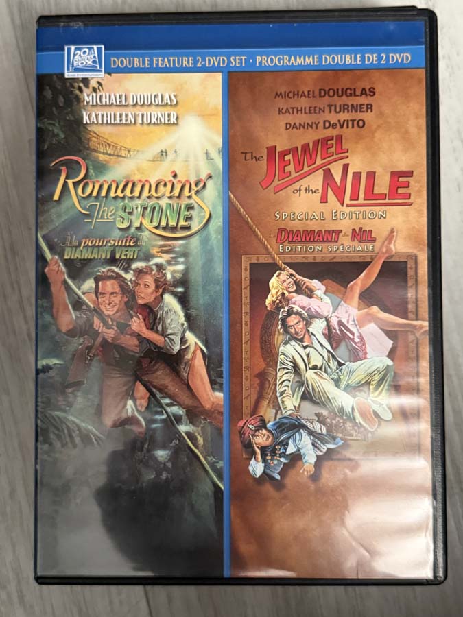 dvd – Romancing The Stone / The Jewel of the Nile