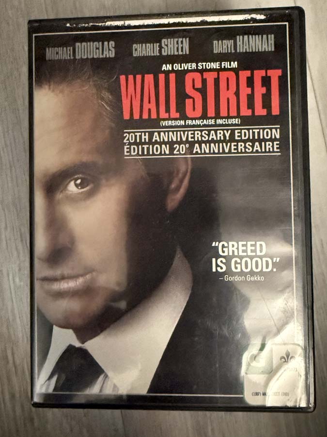 dvd – wall street (1987) 20th anniversary edition