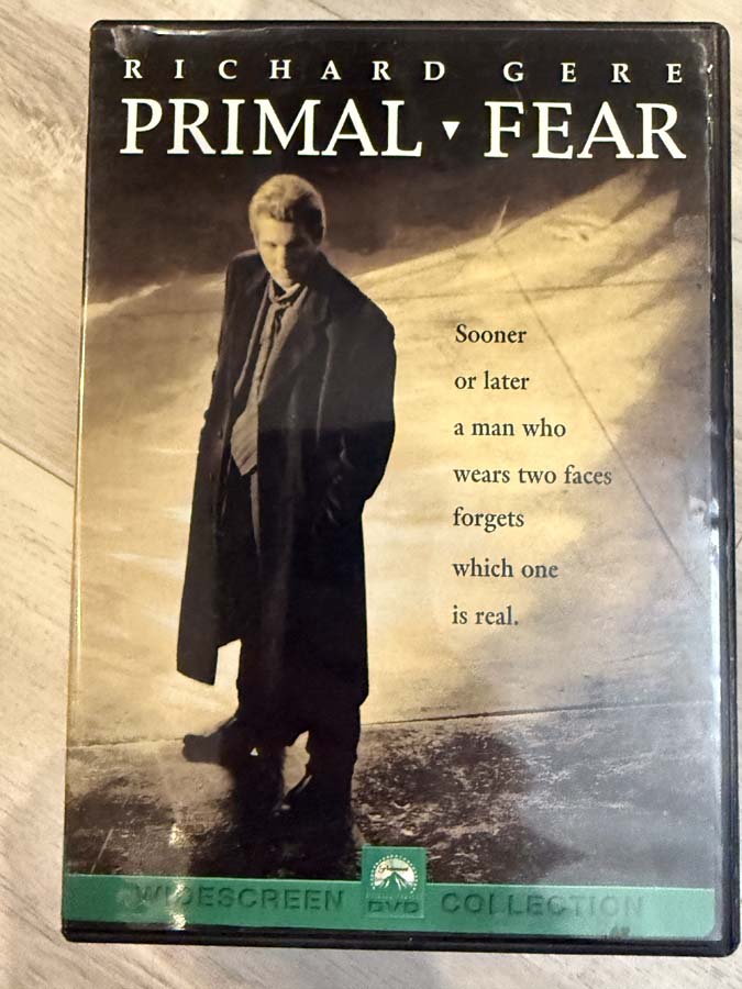 dvd -primal fear (1996)