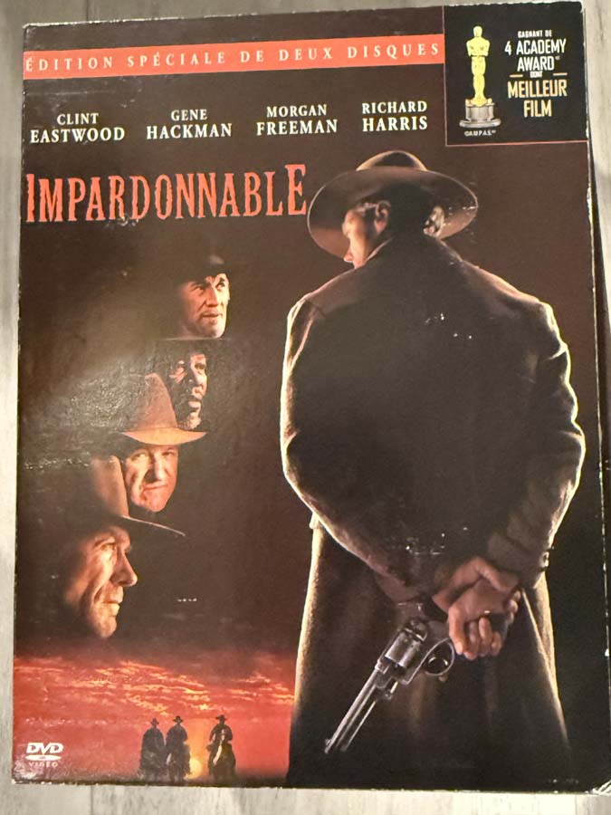 dvd – unforgiven (1992)