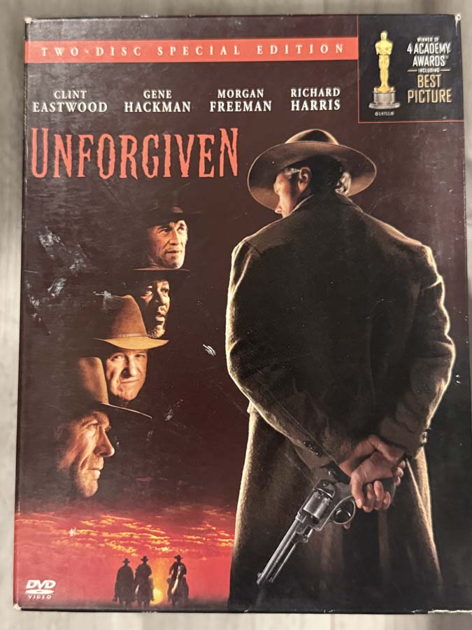 dvd – unforgiven (1992)