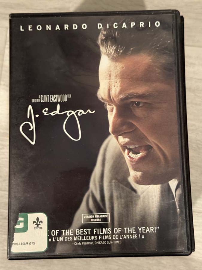 dvd – j.edgar (2011)