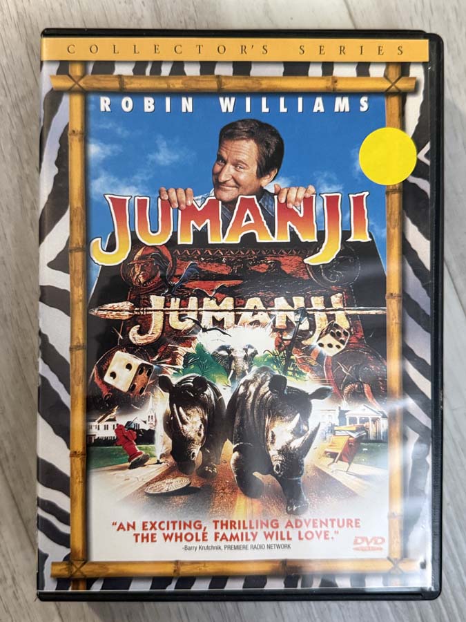 dvd – jumanji (1995)