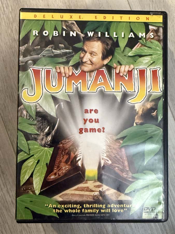 dvd – jumanji (1995)