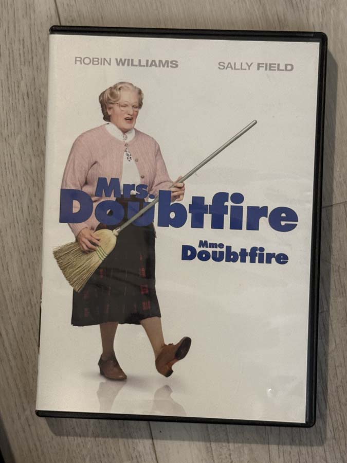 dvd – mrs doubtfire (1993)
