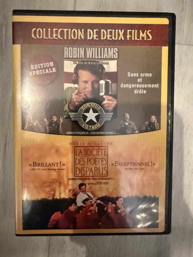 dvd – Good Morning Vietnam / Dead Poets Society