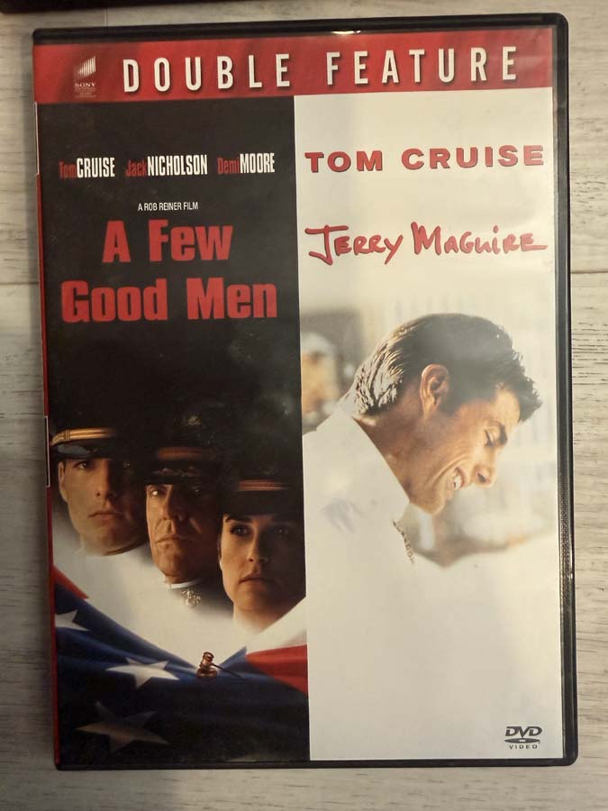 dvd – A Few Good Men / Jerry Maguire (double feature)