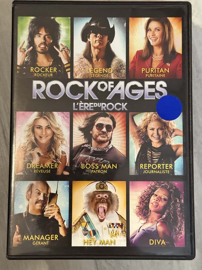dvd – rock of ages (2012)