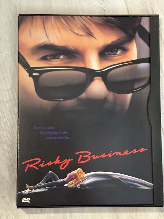 dvd – risky business (1983) snapcase