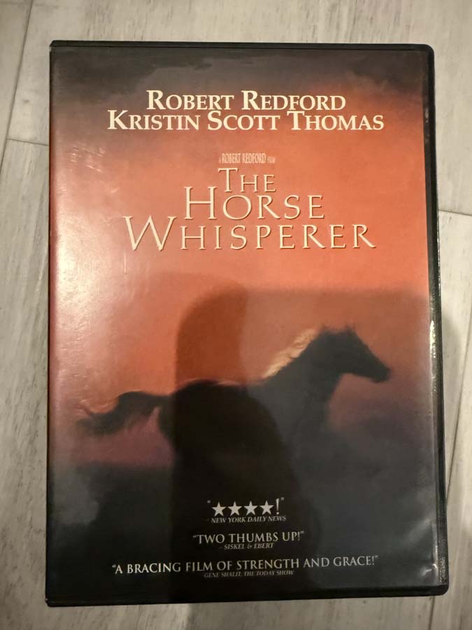 dvd – the horse whisperer (1998)