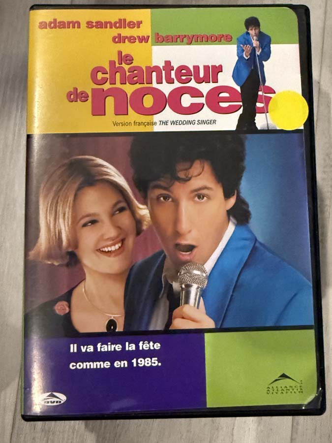 dvd – the wedding singer (1998)
