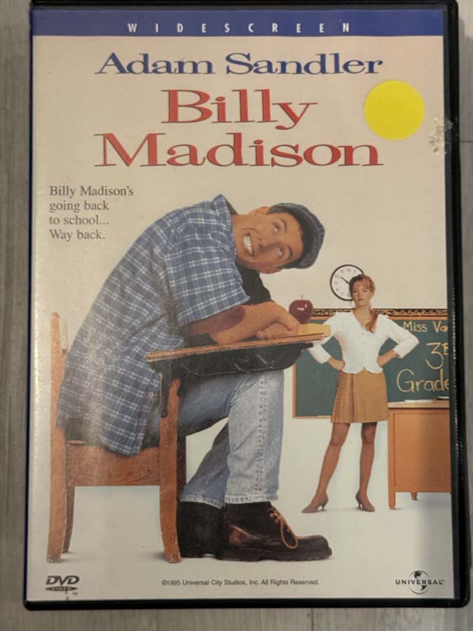 dvd – billy madison (1995)