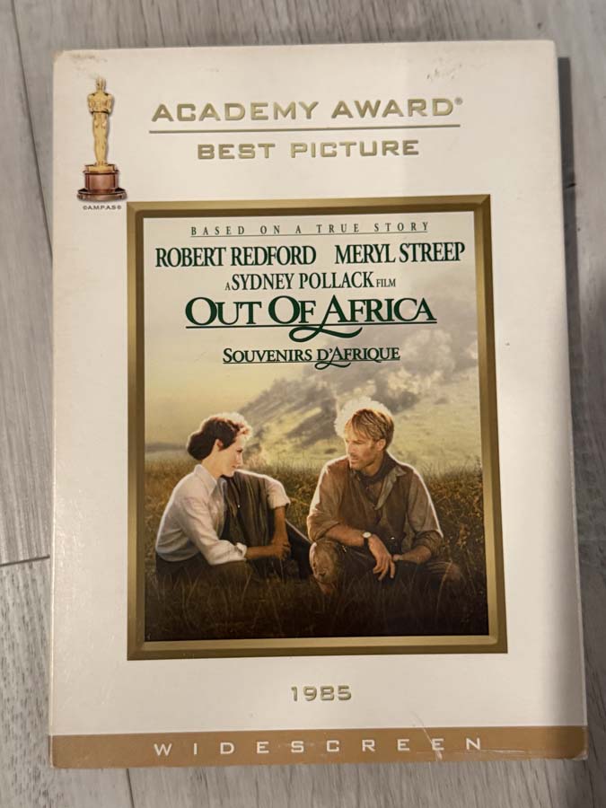 dvd – out of africa (1985)