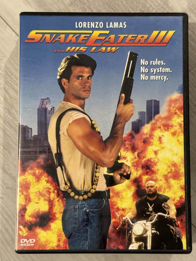 dvd – Snake Eater III: His Law (1992)