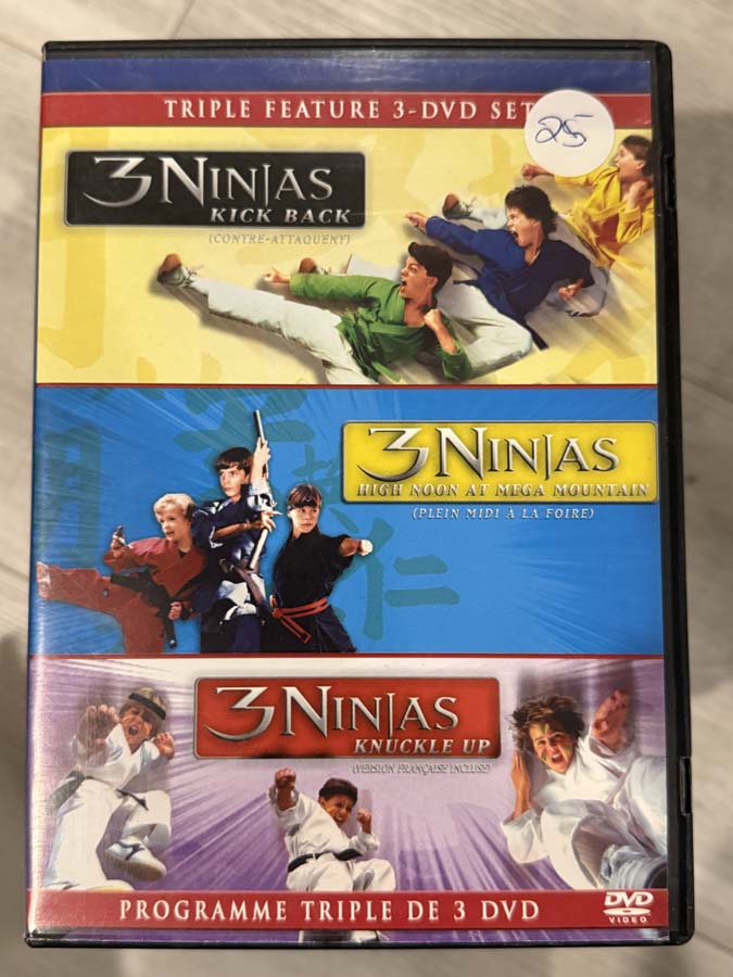 dvd – 3 Ninjas Trilogy