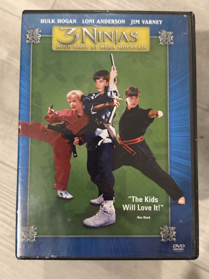 dvd – 3 Ninjas : High Noon at Mega Mountain (1998)