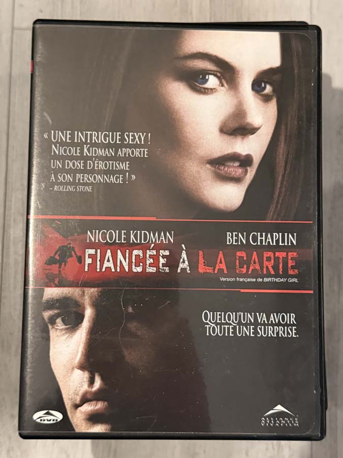 dvd – birthday girl (2001)