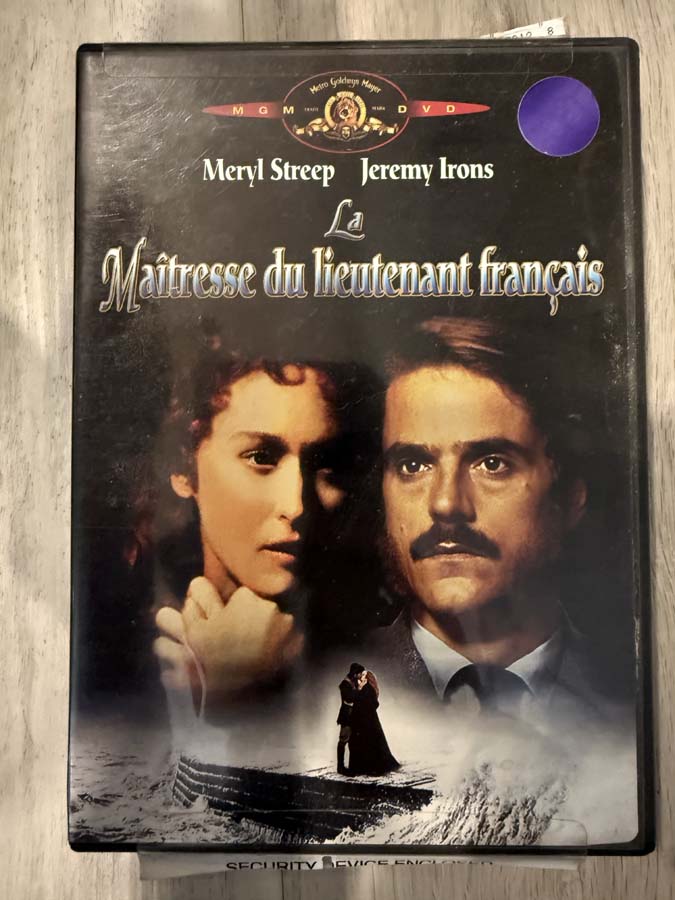dvd – The French Lieutenant’s Woman (1981)