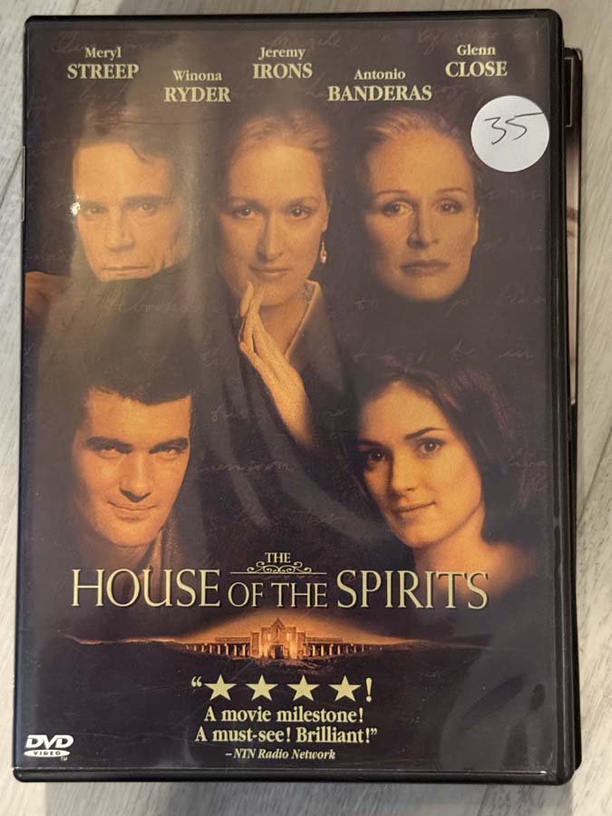 dvd – the house of the spirits (1993)