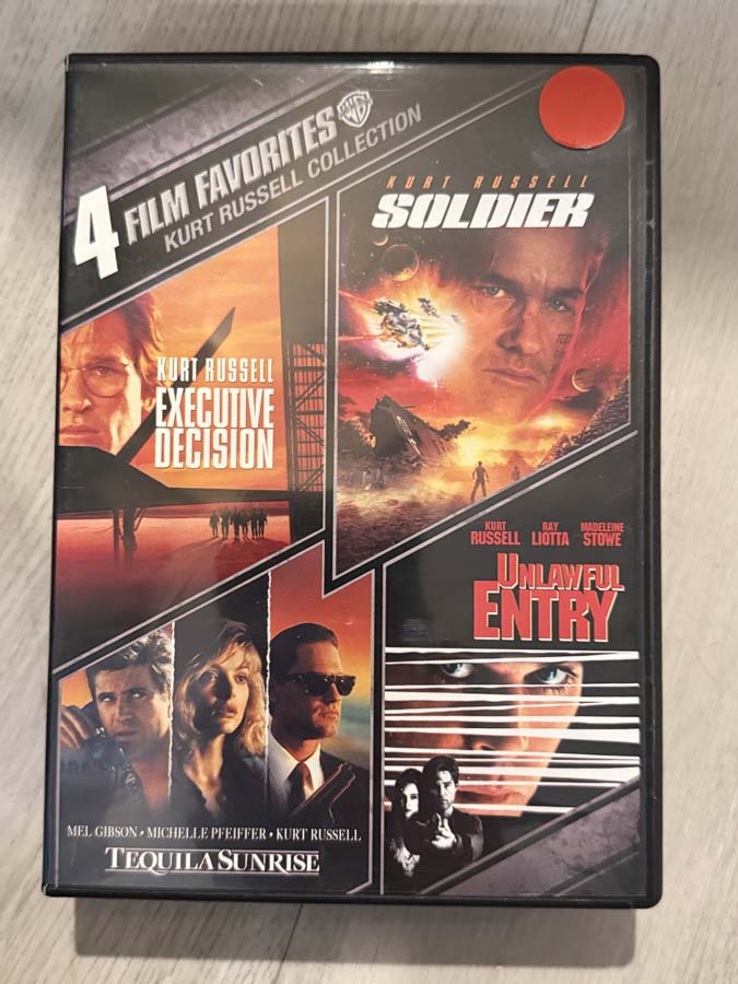 dvd – 4 films favorites : kurt russell