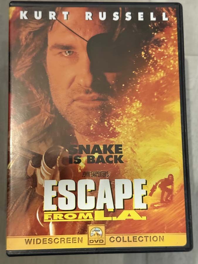 dvd – escape from l.a. (1996)