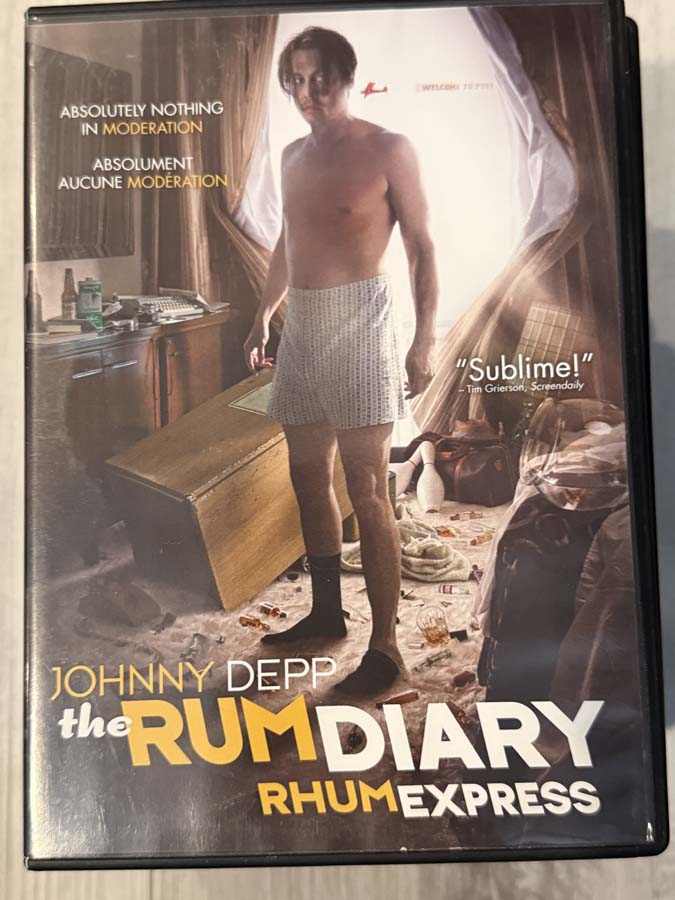 dvd – the rum diary (2011)
