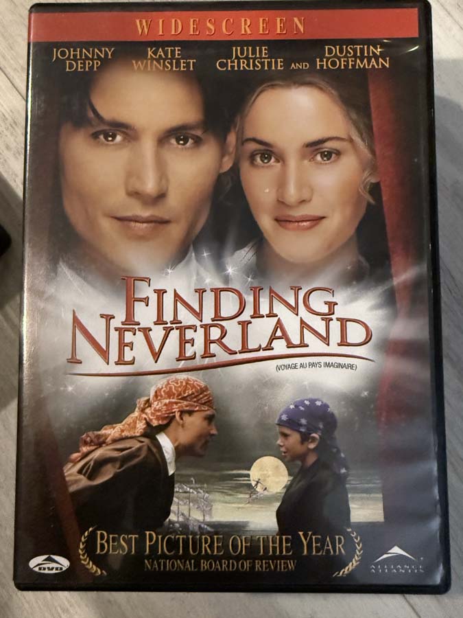 dvd – finding neverland (2004)