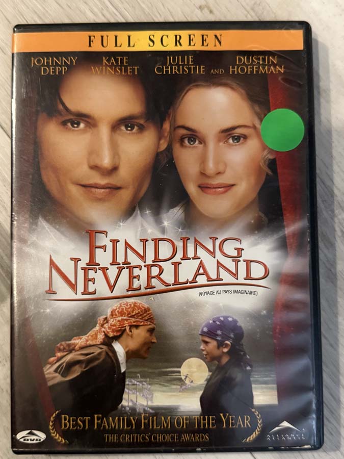 dvd – finding neverland (2004)