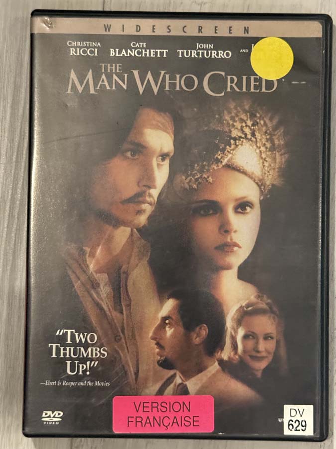 dvd – the man who cried (2000)