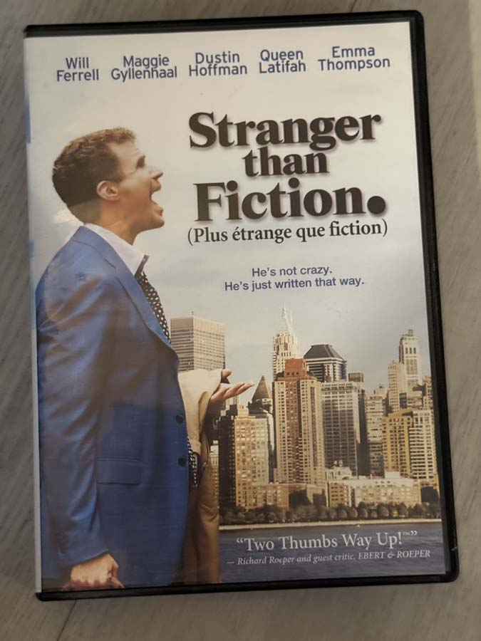 dvd – stranger than fiction (2006)