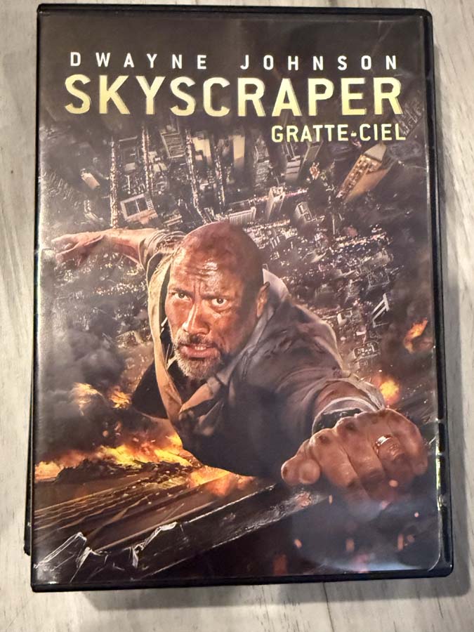 dvd – skyscraper (2018)