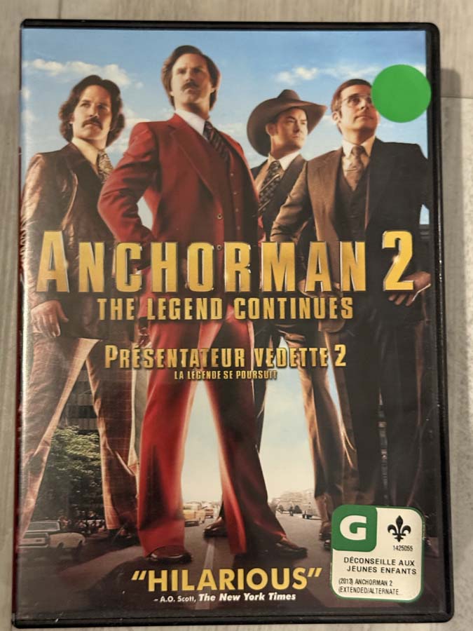 dvd – anchorman 2 (2013)