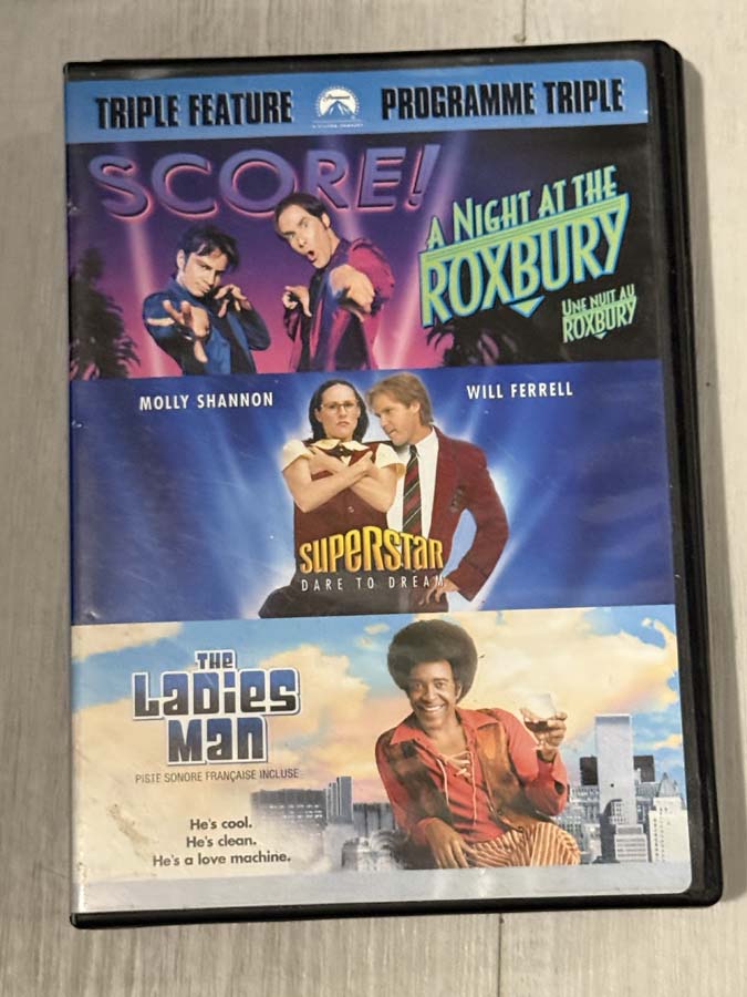 dvd – A Night At The Roxbury / Ladies Man / Superstar