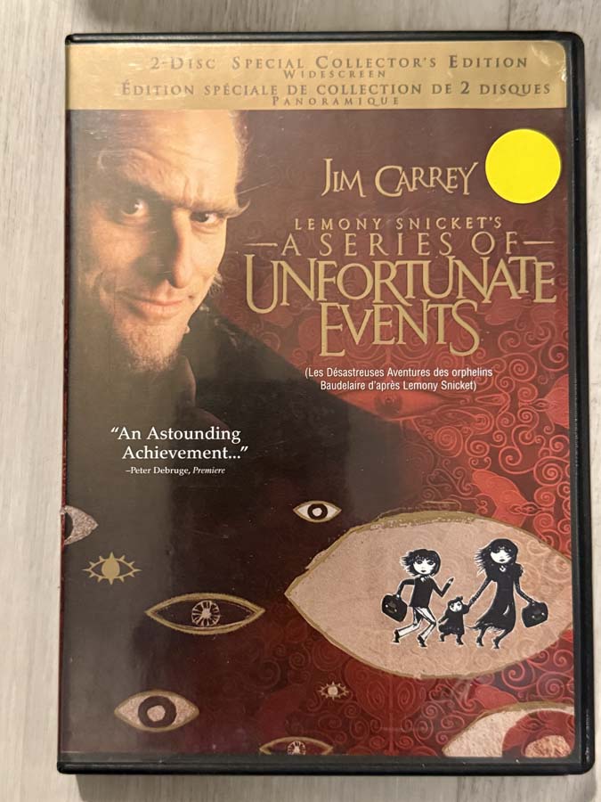dvd – Lemony Snicket’s A Series of Unfortunate Events (2004)