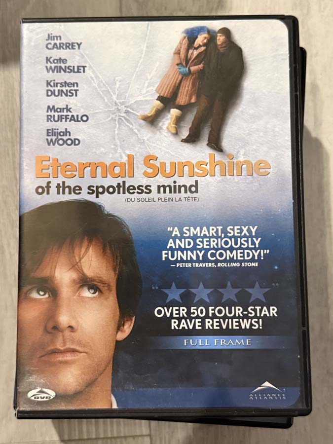 dvd – eternal sunshine of the spotless mind (2004)