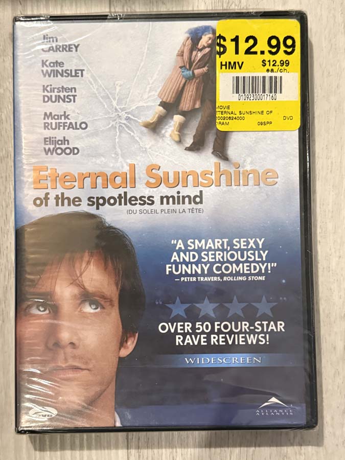 dvd – eternal sunshine of the spotless mind (2004) new seal