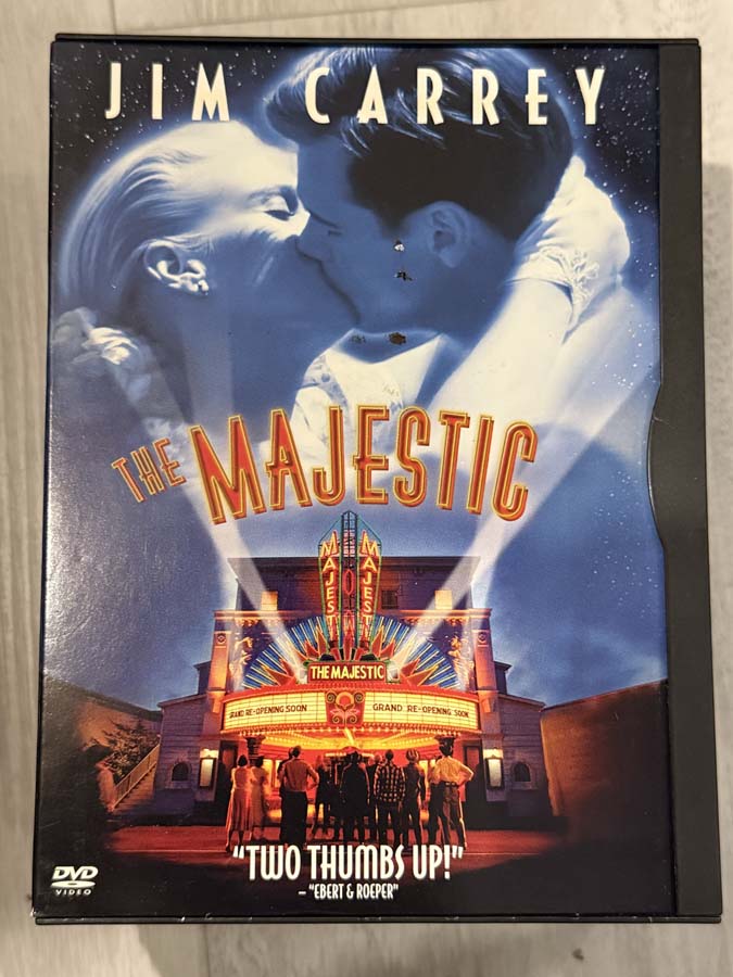 dvd – the majestic (2001) snap case