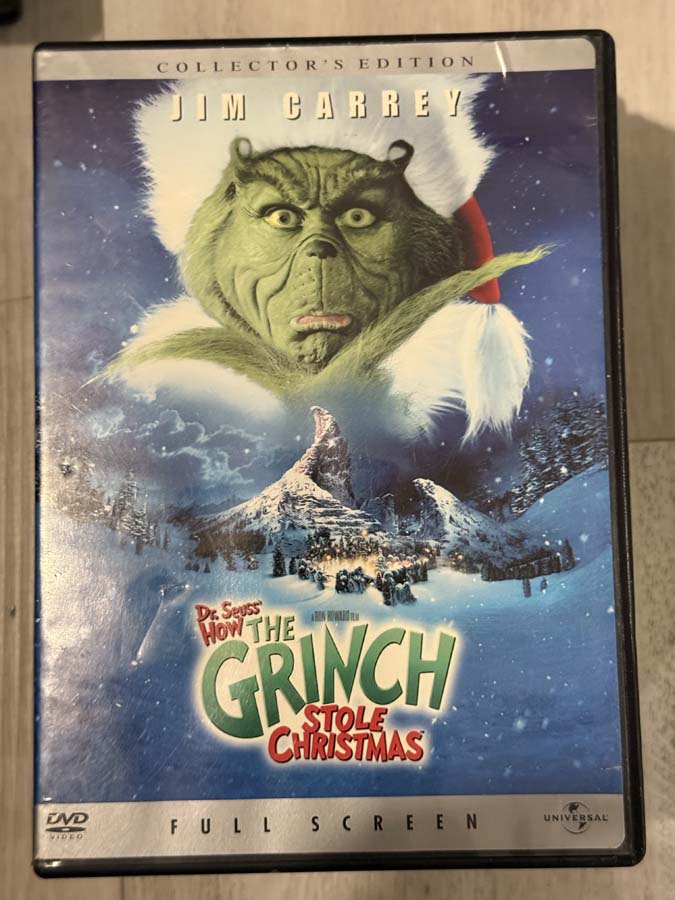 dvd – how the grinch stole christmas (2000)