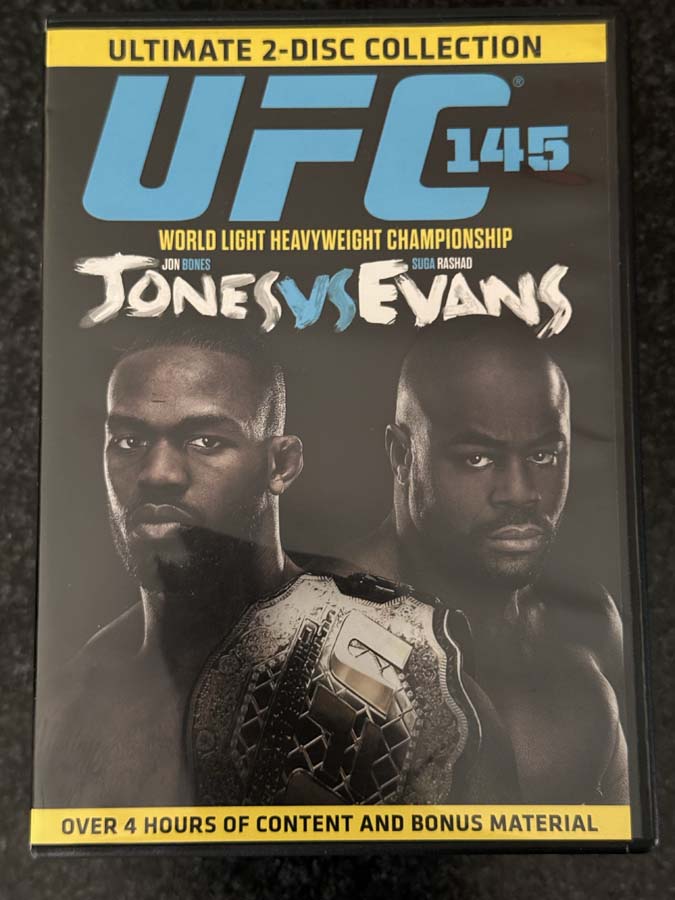 dvd – UFC 145: Jones vs Evans