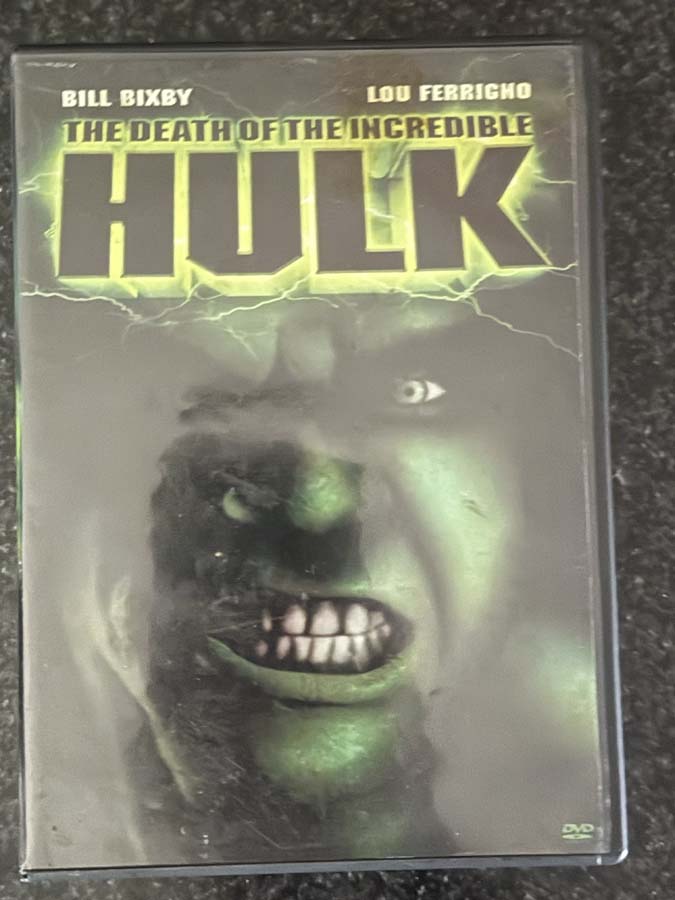 dvd – The Death of the Incredible Hulk (1990)