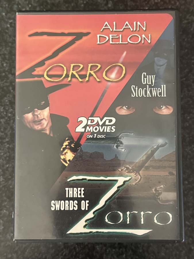 dvd – Zorro / Three Swords of Zorro
