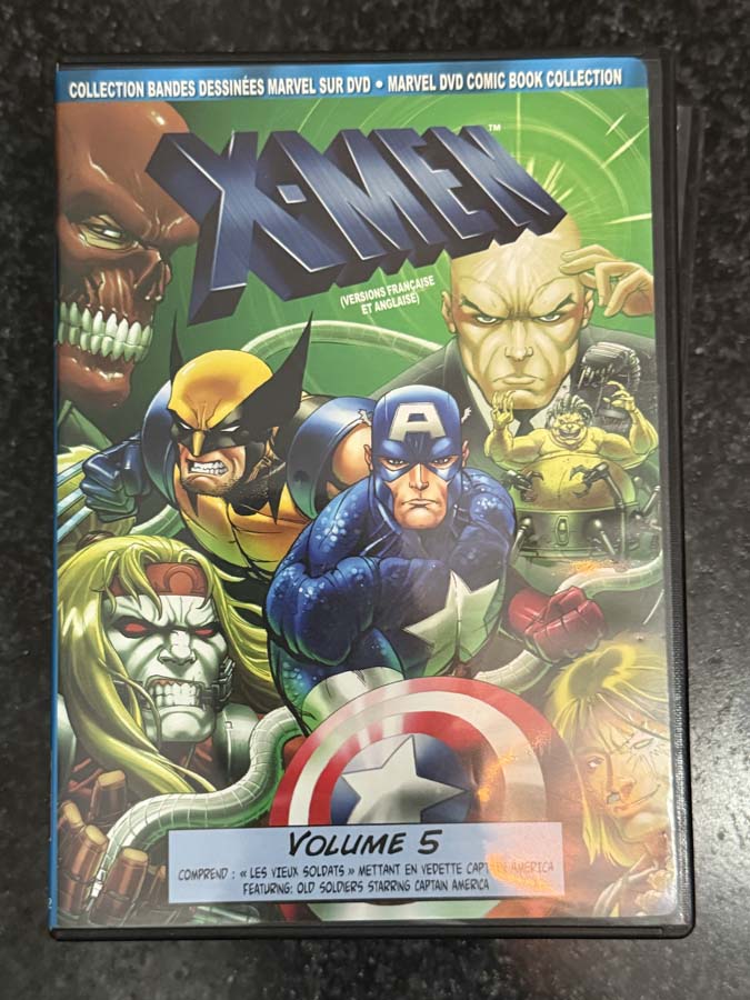 dvd – X-Men: Volume 5 (Marvel Comic Book Collection)