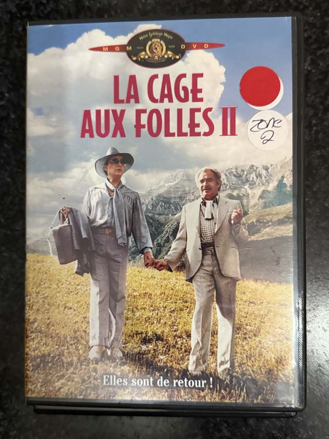 dvd pal – la cage aux folles 2 (1980)