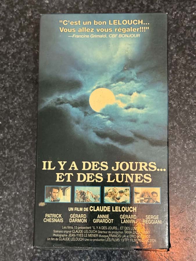 vhs – Il y a des jours… et des lunes (1990)