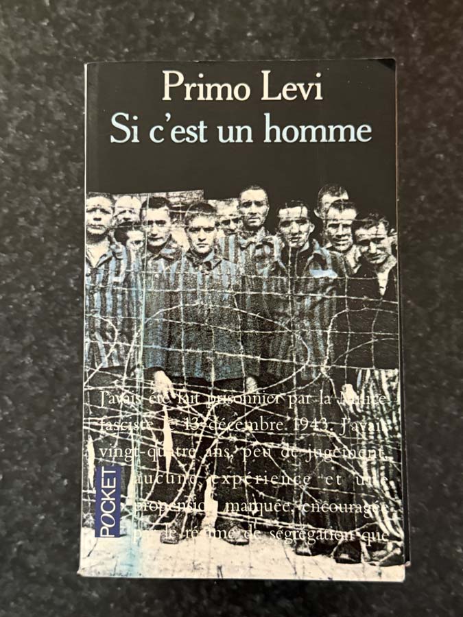 book – si c’est un homme (primo levi)